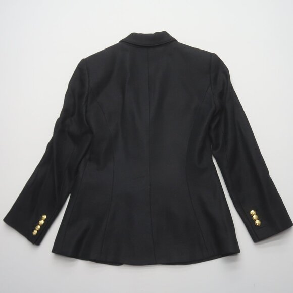 Smythe Full Back Duchess Blazer Black Size 2 - Picture 5 of 13